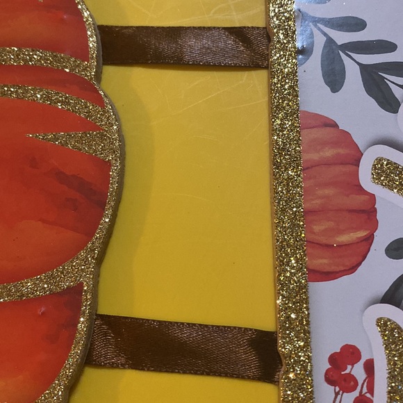 Feeling Thankful Pumpkin 3 tier Wall Decor NWT - Picture 9 of 10